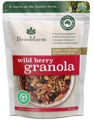 Brookfarm Wild Berry Granola 1kg