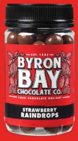 Byron Bay Strawberry Raindrops Milk Chocolate