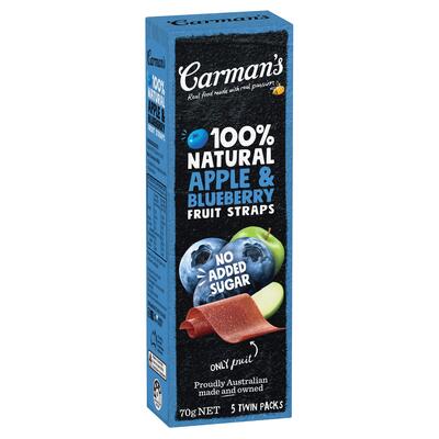 Carmans Fruit Straps Blueberry
