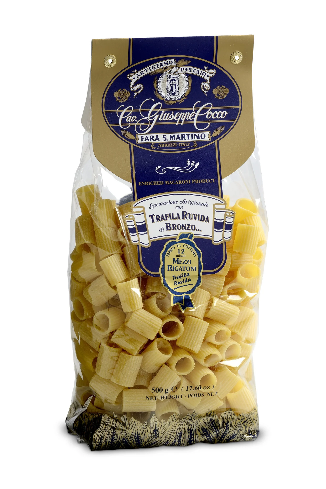 Giuseppe Cocco Mezzi Rigatoni Pasta 