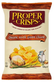 Proper Crisps Onion With Green Chives 