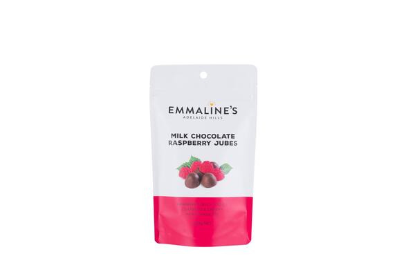 Emmalines Milk Chocolate Raspberry Jubes