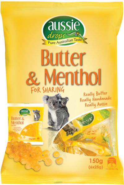 Aussie Drops Butter & Menthol Sharepack