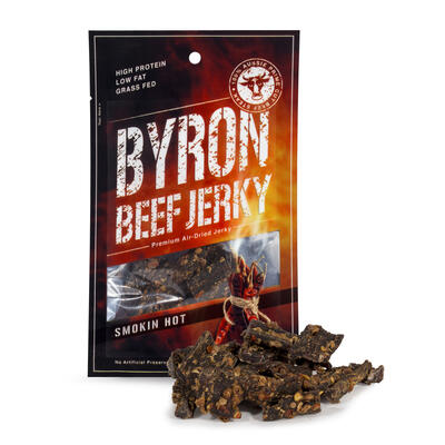 Byron Beef Jerky Smokin Hot