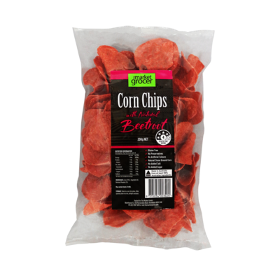 Corn Chips with Beetroot