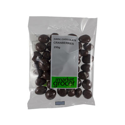 Dark Choc Cranberries