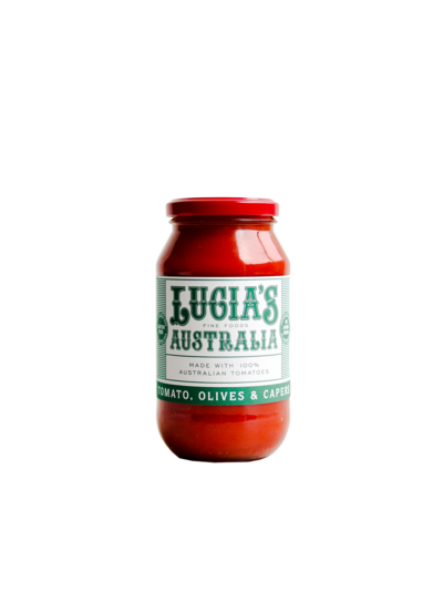 Lucia's Tomato, Olive & Caper Sauce GF
