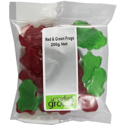 Red & Green Frogs