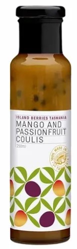 Island Berries Tasmania Mango & Passionfruit Coulis