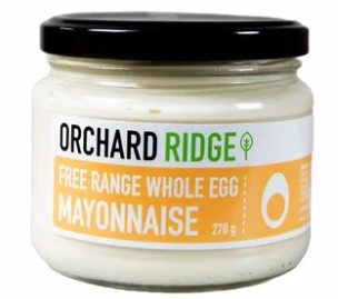 Orchard Ridge Free Range Whole Egg Mayonnaise