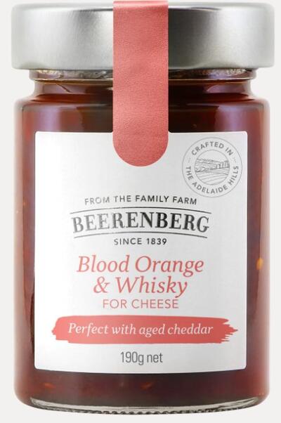 Beerenberg Blood Orange & Whiskey for Cheese