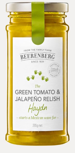 Beerenberg Green Tomato Jalapeno Relish