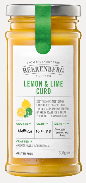 Beerenberg Lemon Lime Curd