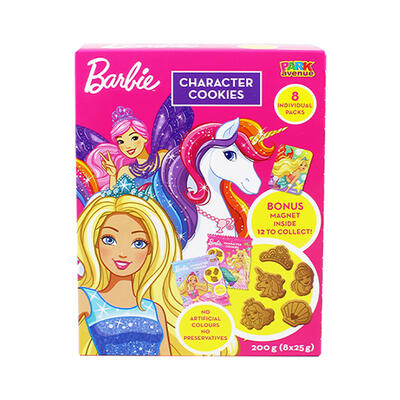 Barbie Character Cookies