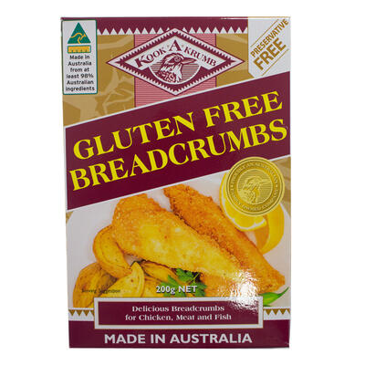 KAK Gluten Free Bread Crumbs Fine White