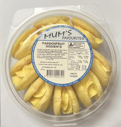 Mums Passionfruit Moments Biscuits
